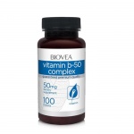БИОВЕА ВИТАМИН B - КОМПЛЕКС таблетки 50 мг. 100 броя / BIOVEA VITAMIN B - 50 COMPLEX