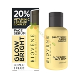 СЕРУМ ЗА ЛИЦЕ С 20% ВИТАМИН C И ПОРТОКАЛОВ КОМПЛЕКС 30 мл / BIOVENE BARCELONA GLOW BRIGHT 20% VITAMIN C + ORANGE COMPLEX FACIAL SERUM TREATMENT