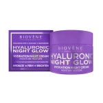 ВЪЗСТАНОВЯВАЩ НОЩЕН КРЕМ ЗА ЛИЦЕ С ХИАЛУРОН 50 мл / BIOVENE BARCELONA HYALURONIC NIGHT GLOW CREAM