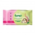 ВЛАЖНИ КЪРПИЧКИ С ЕКСТРАКТ ОТ СМРАДЛИКА БОЧКО плик 72 броя / BOCHKO WET WIPES SMOKE TREE x 72
