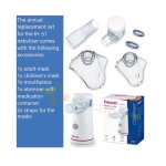 БОИРЕР КОМПЛЕКТ С АКСЕСОАРИ ЗА ИНХАЛАТОР модел IH 51 / BEURER REPLASEMENT SET FOR NEBULISER model IH 51