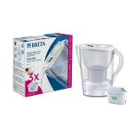 БРИТА ФИЛТРИРАЩА КАНА ЗА ВОДА MARELLA COOL MEMO 2.4 л (БЯЛА, ГРАФИТ) + 3 ФИЛТЪРА MAXTRA PRO / BRITA MARELLA COOL MEMO 2.4 l + 3 BRITA MAXTRA+ FILTERS