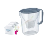 БРИТА КАНА СТАЙЛ ЕСЕНШЪЛ XL 3.6 л КАМЕННОСИН + 3 ФИЛТЪРА / BRITA STYLE ESSENTIAL XL 3.6 l WHITE WATER FILTER JUG + 3 FILTERS MAXTRA PRO