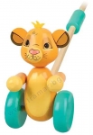 ДЪРВЕНА БУТАЛКА СИМБА в кутия OTT02349 / ORANGE TREE TOYS PUSH ALONG SIMBA in a box OTT02349