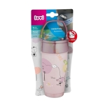 ЧАША СЪС СЛАМКА LOVELY GIRL 14+ месеца 350 мл / LOVI CUP WITH STRAW LOVELY GIRL 14+ months