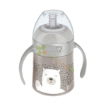 ЧАША СЪС СЛАМКА ЗА НАЧИНАЕЩИ BUDDY BEAR 6+ месеца 150 мл / LOVI STRAW BEGINNER CUP BUDDY BEAR 6+ months