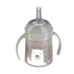 ЧАША СЪС СЛАМКА ЗА НАЧИНАЕЩИ BUDDY BEAR 6+ месеца 150 мл / LOVI STRAW BEGINNER CUP BUDDY BEAR 6+ months