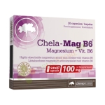 ЧЕЛА-МАГ B6 капсули 30 броя / OLIMP LABS CHELA-MAG B6