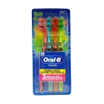 ЧЕТКА ЗА ЗЪБИ ОРАЛ - Б COLORS МЕДИУМ 4 броя / ORAL B TOOTHBRUSH COLORS MEDIUM 