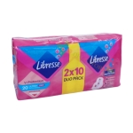 ДАМСКИ ПРЕВРЪЗКИ ЛИБРЕС УЛТРА НОРМАЛ ДЕО 20 броя / SCA HYGIENE PRODUCTS LIBRESSE ULTRA NORMAL DEO LADIES PADS DUO PACK 