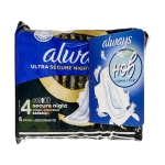 ДАМСКИ ПРЕВРЪЗКИ ОЛУЕЙС УЛТРА СЕКЮР НАЙТ 6 броя / PROCTER & GAMBLE ALWAYS ULTRA SECURE NIGHT PADS 