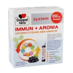 ДОПЕЛХЕРЦ СИСТЕМ ИМУН + АРОНИЯ флакон 10 броя / DOPPEL HERZ IMMUN + ARONIA + VITAMIN C 650 mg vials 
