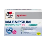 ДОПЕЛХЕРЦ СИСТЕМ МАГНЕЗИЙ БИСГЛИЦИНАТ + В6 капсули 60 броя / QUEISSER  DOPPEL HERZ SYSTEM MAGNESIUM BISGLYCINAT + B6 