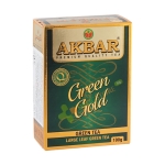 ЧАЙ АКБАР КИТАЙСКИ ЗЕЛЕН ГОЛД листа 100 г / AKBAR CHINESE GREEN GOLD TEA