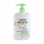 БЕБЕШКИ ИЗМИВАЩ ГЕЛ ЗА КОСА И ТЯЛО 500 мл / CORINE DE FARME BABY CLEANSING GEL FOR HAIR AND BODY