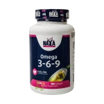 ХАЯ ЛАБС ОМЕГА 3 - 6 - 9 капсули 1200 мг 100 броя / HAYA LABS OMEGA 3-6-9