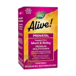 АЛАЙВ КЪМПЛИЙТ ПРЕНАТАЛ МУЛТИВИТАМИНИ капсули 60 броя / NATURES WAY ALIVE COMPLITE PRENATAL MULTIVITAMIN