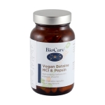 БИОКЕЪР БЕТАИН ХИДРОХЛОРИД 400 мг + ПЕПСИН капсули 90 броя / BIOCARE BETAINE HCI 400 mg + PEPSIN