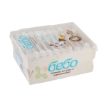 БИОРАЗГРАДИМИ ТУПФИ С ОГРАНИЧИТЕЛ БЕБО 60 броя / BEBO BIODEGRADABLE COTTON BUDS