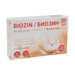БИОЗИН ПРОБИОТИК ФЕМ капсули 15 броя / BIOSHIELD BIOZIN PROBIOTIC FEMME