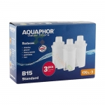 АКВАФОР СМЕНЯЕМ ФИЛТЪР ЗА ПРЕЧИСТВАНЕ НА ВОДА B15 170 л 3 броя / AQUAPHOR WATER FILTERS B15 STANDART 170