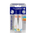 ИНТЕРДЕНТАЛНА ЧЕТКА ЗА ЗЪБИ ЕЛГИДИУМ ТРИО КОМПАКТ 2 ЗА ТЕСНИ ПРОСТРАНСТВА И БРЕКЕТИ - МИКС 6 броя / ELGYDIUM TRIO MIX INTERDENTAL TOOTH BRUSH