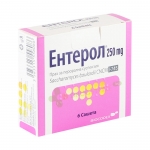 ЕНТЕРОЛ прах за перорална суспензия 250 мг 6 броя / ENTEROL powder for oral suspension