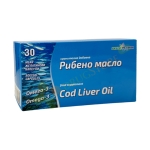 РИБЕНО МАСЛО капсули 1000 мг 30 броя / PHYTOPHARMA COD LIVER OIL