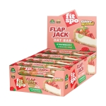 ФЛАП ДЖАК ЯГОДОВ ЧИЙЗКЕЙК 90 г 12 броя / FITSPO FLAP JACK OAT BAR STRAWBERRY CHEESECAKE