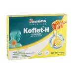 ХИМАЛАЯ КОФЛЕТ-H ПЧЕЛЕН МЕД С АРОМАТ НА ЛИМОН пастили 12 броя / HIMALAYA KOFLET-H HONEY AND LEMON FLAVOUR lozenges 