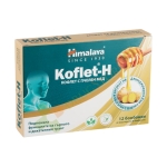 ХИМАЛАЯ КОФЛЕТ-H ПЧЕЛЕН МЕД С АРОМАТ НА ДЖИНДЖИФИЛ пастили 12 броя / HIMALAYA DRUG KOFLET WITH HONEY AND GINGER FLAVOUR lozenges