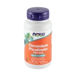 НАУ ФУДС ХРОМ ПИКОЛИНАТ 100 капсули  200 мкг / NOW FOODS CHROMIUM PICOLINATE