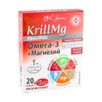 КРИЛ МАГ - ОМЕГА 3 + МАГНЕЗИЙ капсули 30 броя / KRILL MG - OMEGA 3 + MAGNESIUM