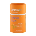 ХЕВ ФЪН НАТУРАЛЕН ДЕО СТИК МАНДАРИНА И ЛИМОН 40 грама / LEKKER HAVE FUN NATURAL DEODORANT STICK MANDARIN LEMON