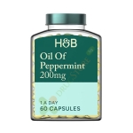 МАСЛО ОТ МЕНТА капсули 200 мг 60 броя / HOLLAND BARRETT PEPPERMINT
