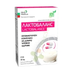 ПРОБИОТИК ЛАКТОБАЛАНС + ПРЕБИОТИК капсули 425 мг 30 броя / LACTOBALANCE capsules