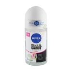 НИВЕА РОЛ ОН ИНВИЗИБЪЛ ФОР БЛЕК ЕНД УАЙТ КЛИЪР ЗА ЖЕНИ 50 мл / NIVEA DEO ROLL-ON INVISIBLE FOR BLACK & WHITE CLEAR