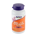 НАУ ФУДС БЕТА ГЛЮКАН капсули 100 мг 90 броя / NOW FOODS BETA GLUCAN
