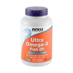 НАУ ФУДС ОМЕГА-3 УЛТРА 180 броя дражета / NOW FOODS ULTRA OMEGA - 3