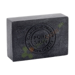 БИОТРЕЙД ПЮЪР СКИН ЧЕРЕН ДЕТОКС САПУН С АКТИВЕН ВЪГЛЕН 100 г / BIOTRADE PURE SKIN BLACK DETOX SOAP BAR WITH CHARCOAL
