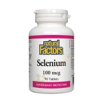 НАТУРАЛ ФАКТОРС СЕЛЕН таблетки 100 мкг 90 броя / NATURAL FACTORS SELENIUM
