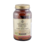 СОЛГАР ВИТАМИН C + ШИПКИ таблетки 1500 мг 90 броя / SOLGAR VITAMIN C with ROSE HIPS