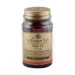 СОЛГАР ВИТАМИН Д3 дъвчащи таблетки 1000 IU 100 броя / SOLGAR VITAMIN D3 chewable tablets 1000 IU 100