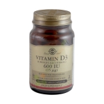 СОЛГАР ВИТАМИН D3 капсули 600 IU 60 броя / SOLGAR VITAMIN D3 600 IU