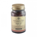 СОЛГАР ВИТАМИН D3 таблетки 1000 IU 90 броя / SOLGAR VITAMIN D3 