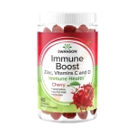 СУОНСЪН ИМУН БУСТ дъвчащи таблетки с вкус на череша 60 броя / SWANSON IMMUNE BOOST GUMMIES WITH ACEROLA, ZINC AND VITAMIN C & D - CHERRY