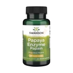 СУОНСЪН ПАПАИН ЕНЗИМ ОТ ПАПАЯ капсули 100 мг 90 броя / SWANSON PAPAIN PAPAYA ENZYME
