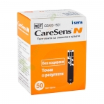 ТЕСТ ЛЕНТИ ЗА ИЗМЕРВАНЕ НА КРЪВНА ЗАХАР КЕЪРСЕНС N 50 броя / CARESENS N BLOOD GLUCOSE TEST STRIPS