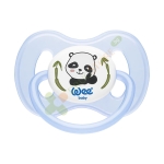 УИ БЕЙБИ ОРТОДОНТСКА ЗАЛЪГАЛКА BUTTERFLY AIR SYSTEM 0-6 месеца 158 / WEE BABY BUTTERFLY AIR SYSTEM PATTERNED ORTHODONTICAL SOOTHER 0-6 month 158