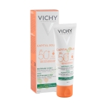 ВИШИ CAPITAL SOLEIL КРЕМ СРЕЩУ НЕСЪВЪРШЕНСТВА SPF 50+ 50 мл / VICHY CAPITAL SOLEIL MATTIFYING CREAM 3 IN 1 SPF50+